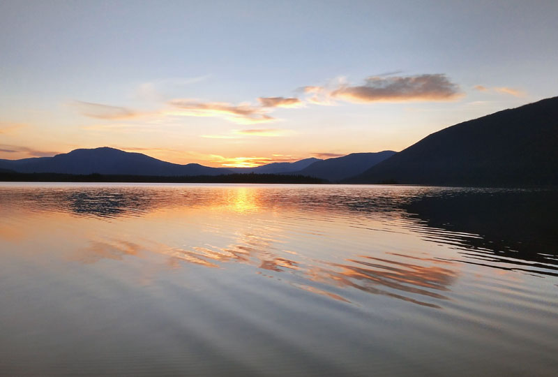 Leaving Murtle Lake